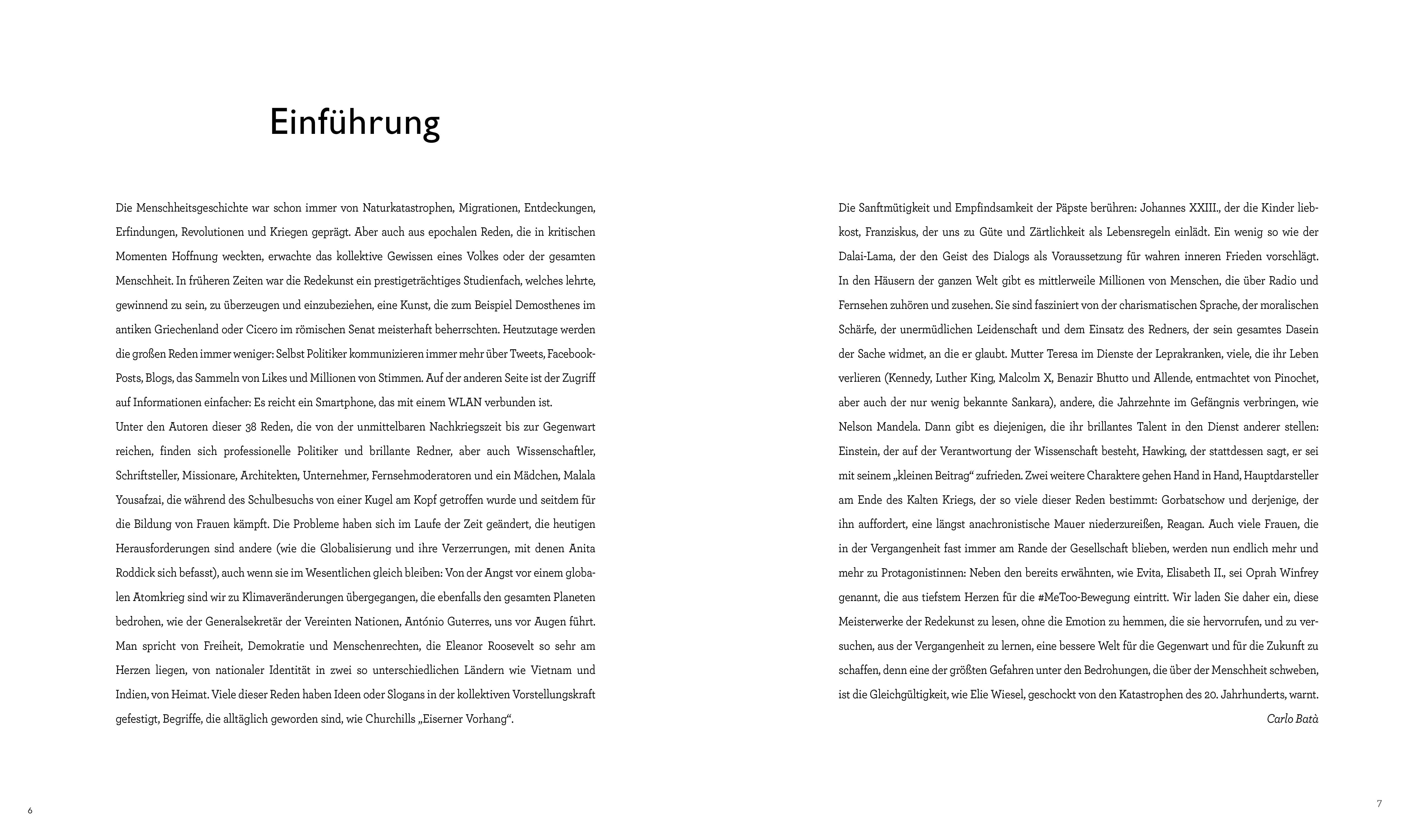 Beispielinhalt (Bild) Große Reden des 20. und 21. Jahrhunderts