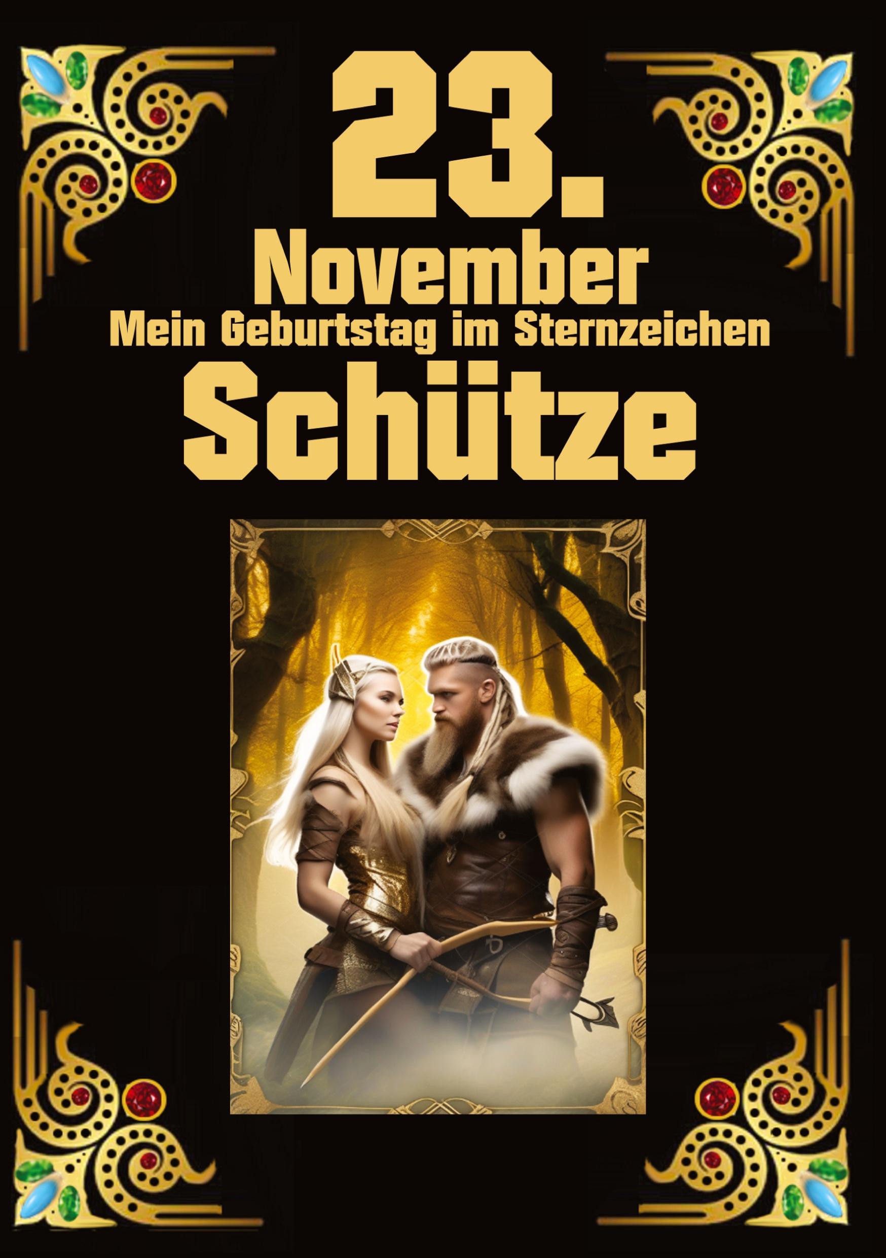 Vorderes Coverbild 23. November, mein Geburtstag