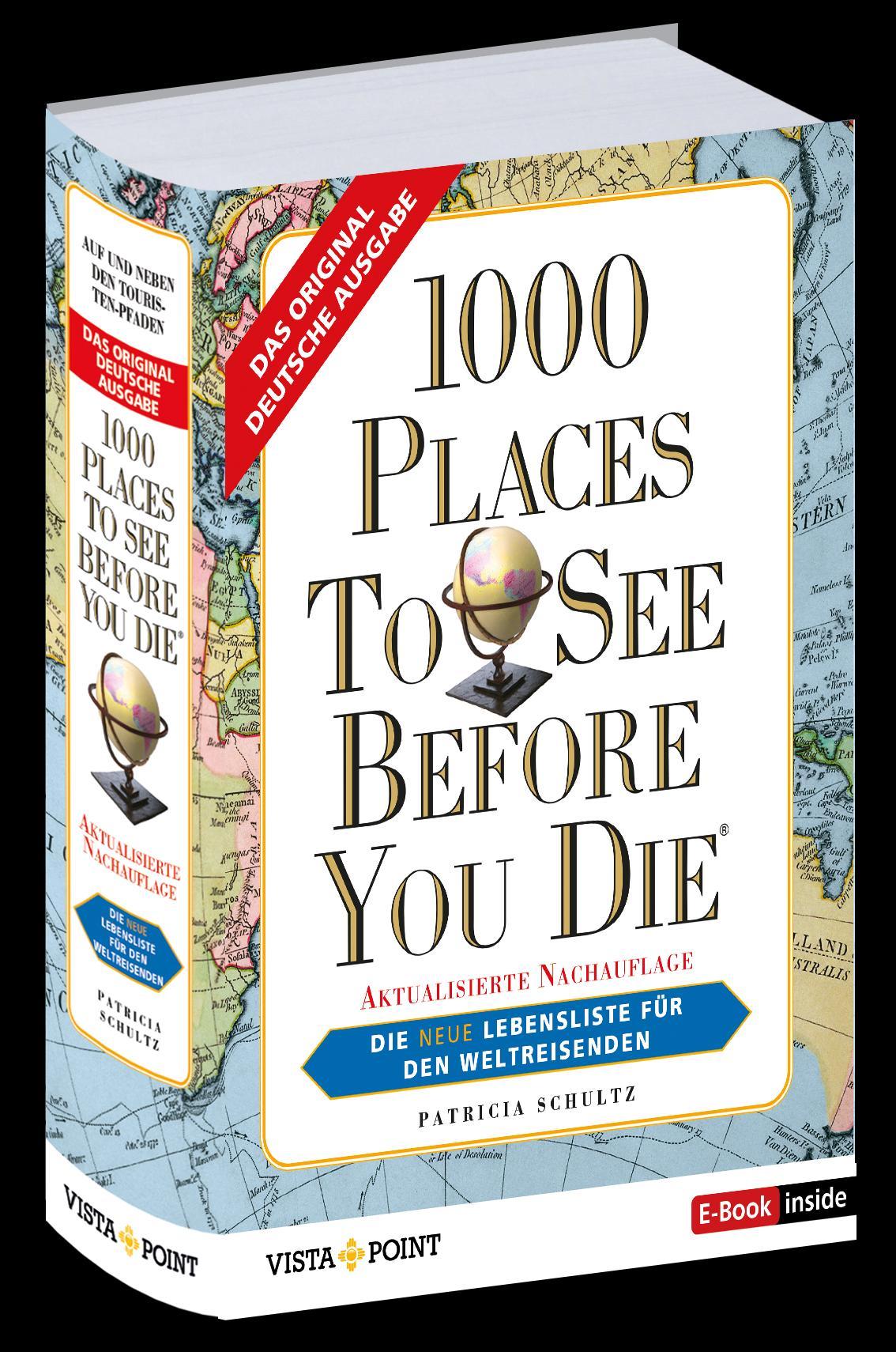 Vorderes Coverbild 1000 Places To See Before You Die - Die neue Lebensliste für den Weltreisenden.