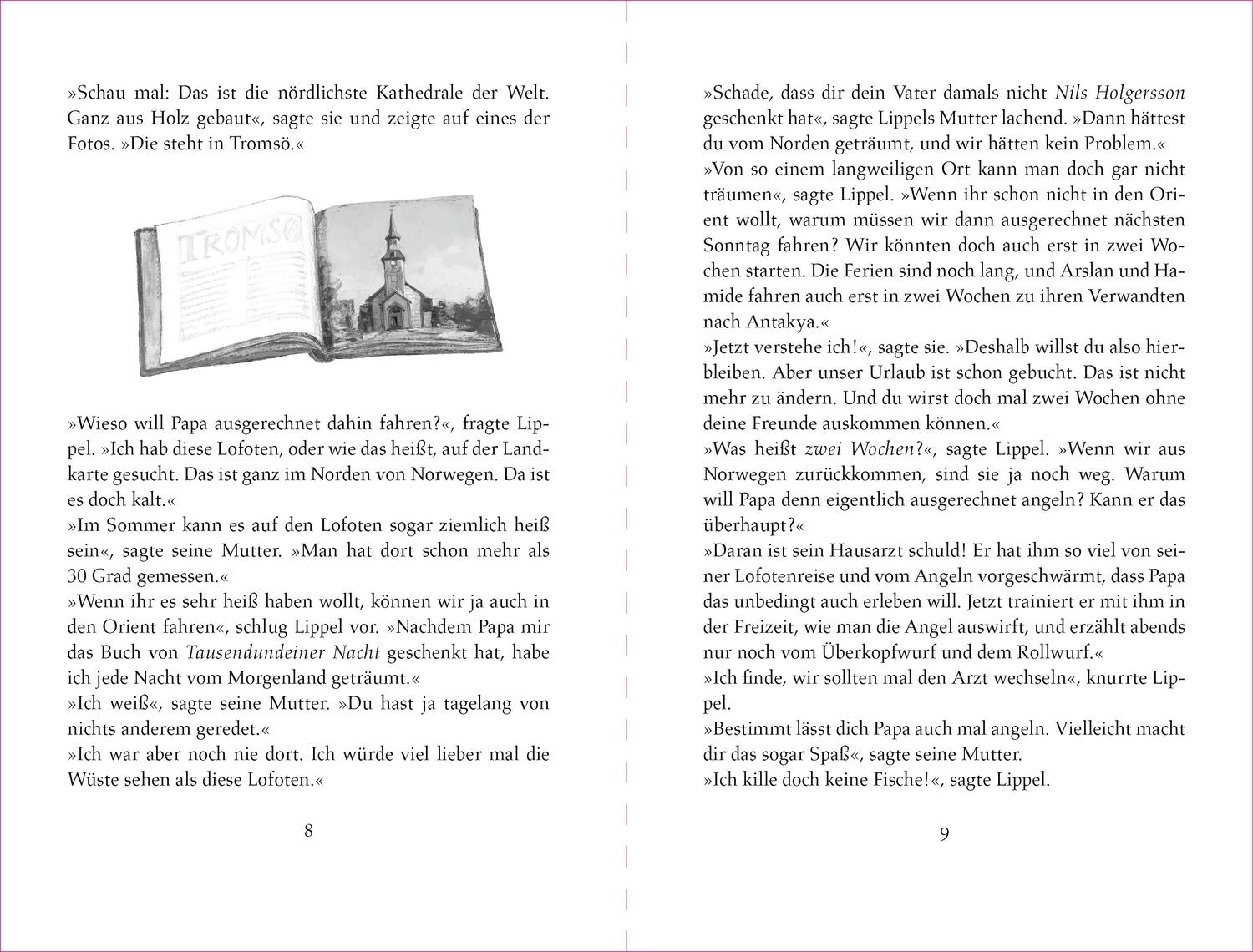 Beispielinhalt (Bild) Lippels Traum 2. Lippel, träumst du schon wieder!