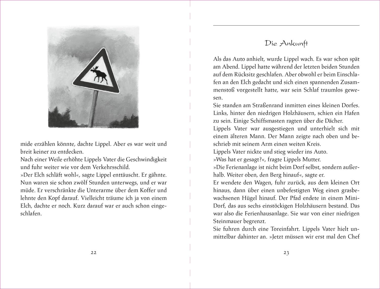 Beispielinhalt (Bild) Lippels Traum 2. Lippel, träumst du schon wieder!