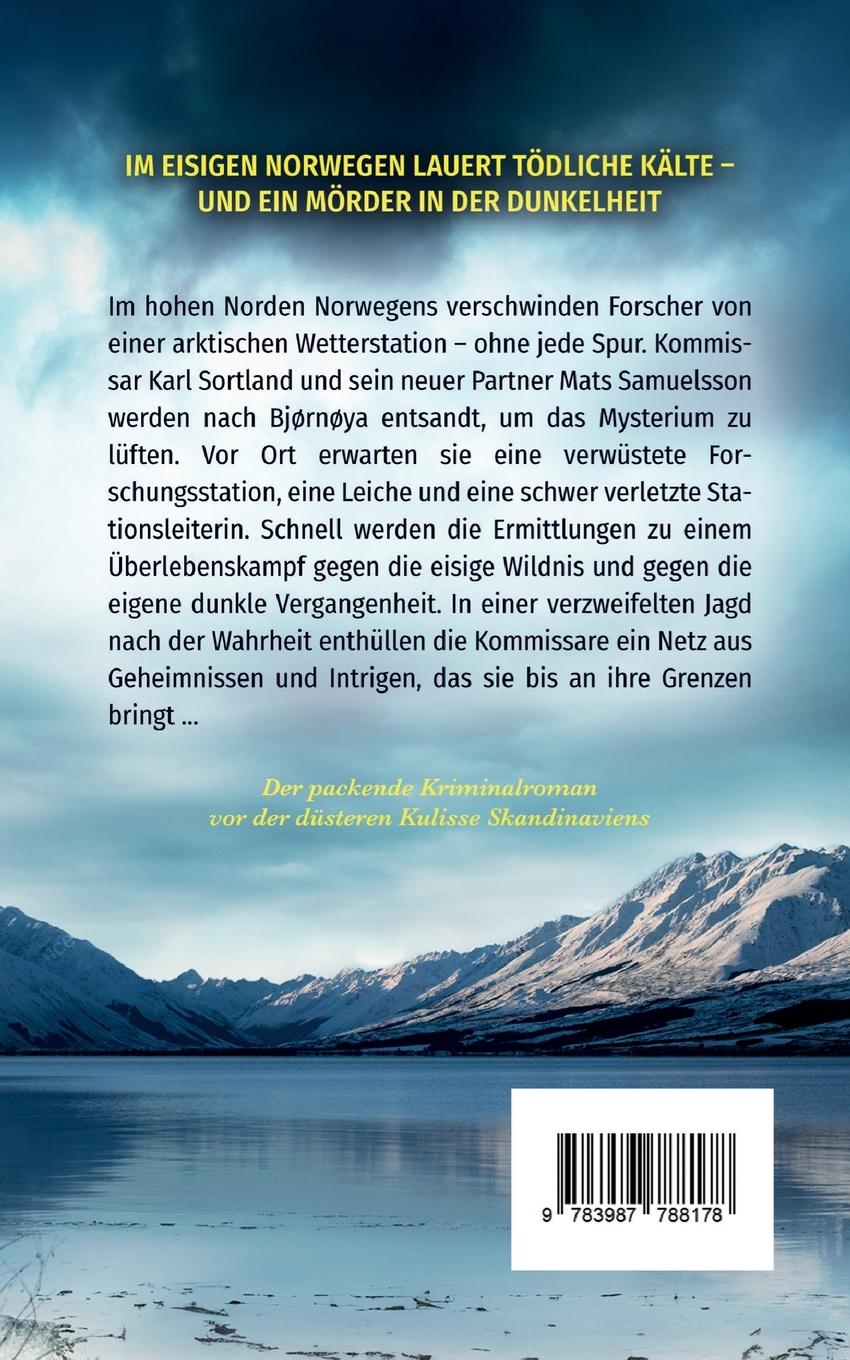 Rückseitencover Eisige Nacht | Ein packender Krimi vor der düsteren Kulisse Skandinaviens