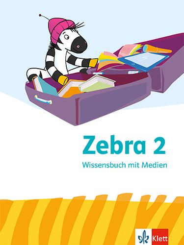 Vorderes Coverbild Zebra 2. Wissensbuch Klasse 2