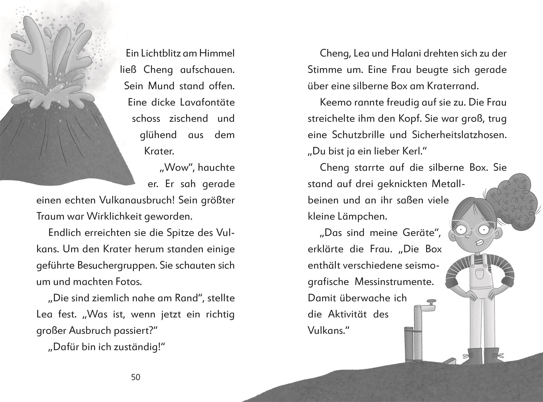 Beispielinhalt (Bild) Ein Fall für die Forscher-Kids 6. Einsatz am Vulkan