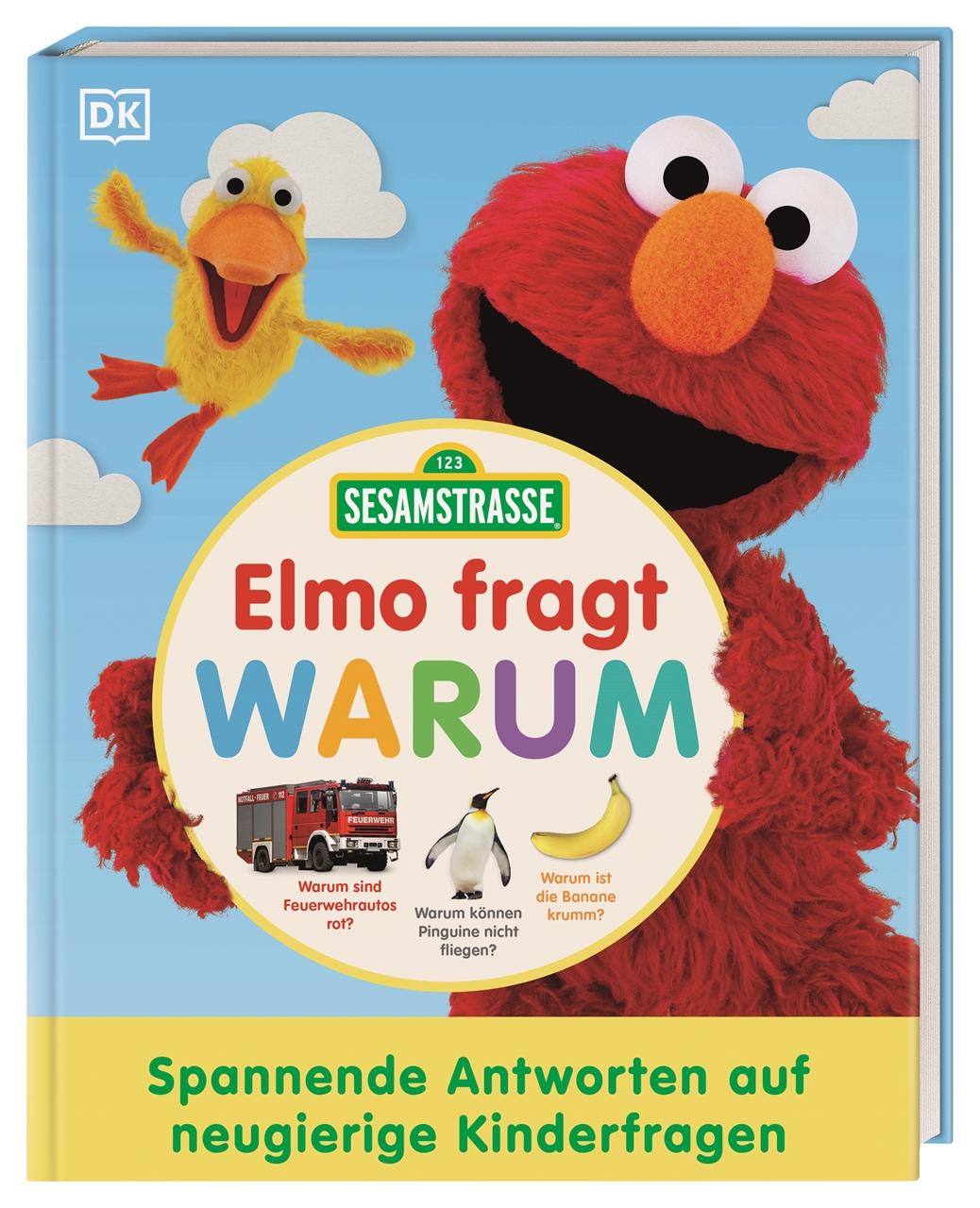 Vorderes Coverbild Sesamstraße Elmo fragt warum