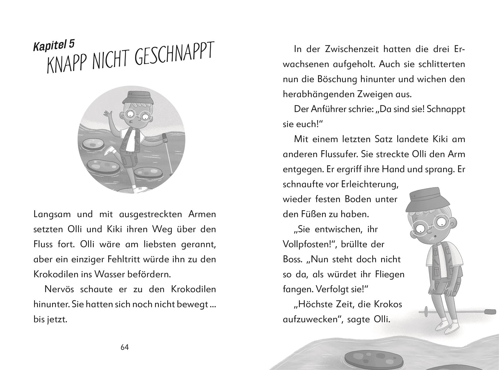 Beispielinhalt (Bild) Ein Fall für die Forscher-Kids 5. Jagd durch den Regenwald