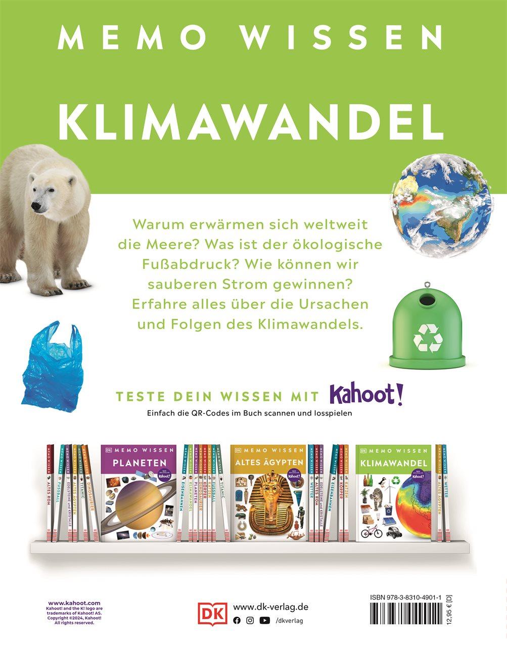 Rückseitencover memo Wissen. Klimawandel