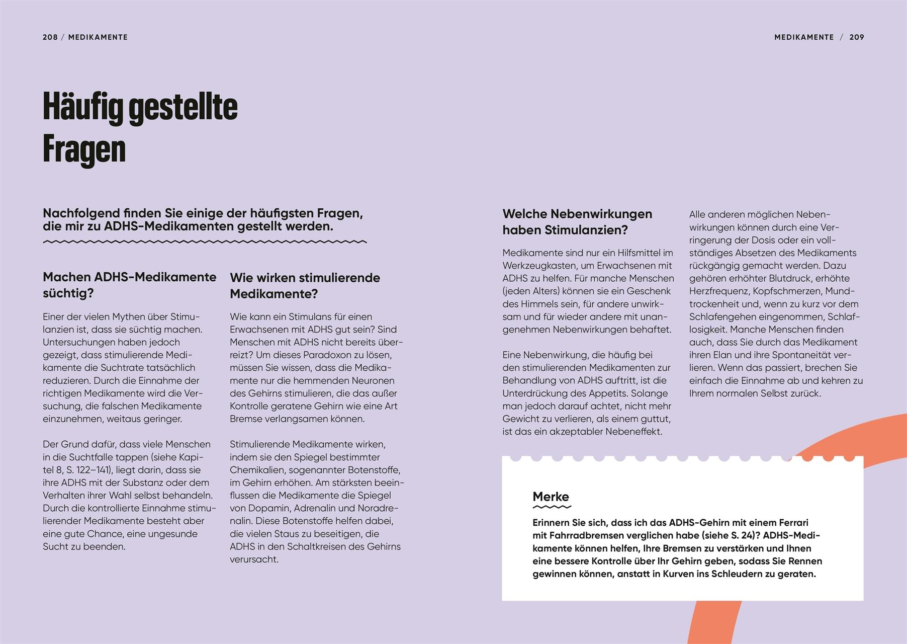 Beispielinhalt (Bild) ADHS einfach erklärt