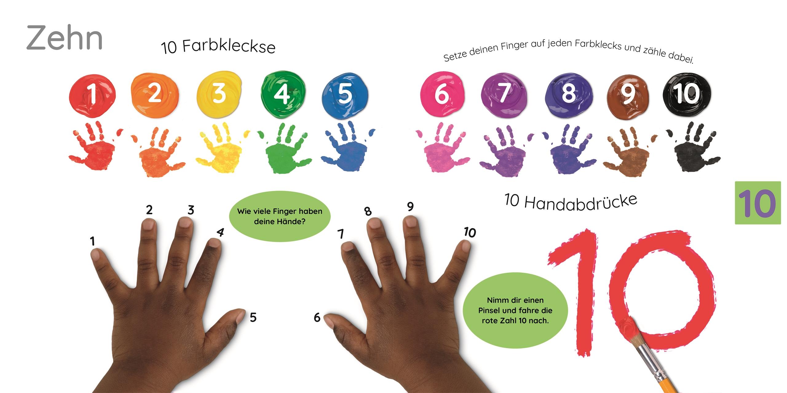 Beispielinhalt (Bild) Erstes Lernen. Zahlen