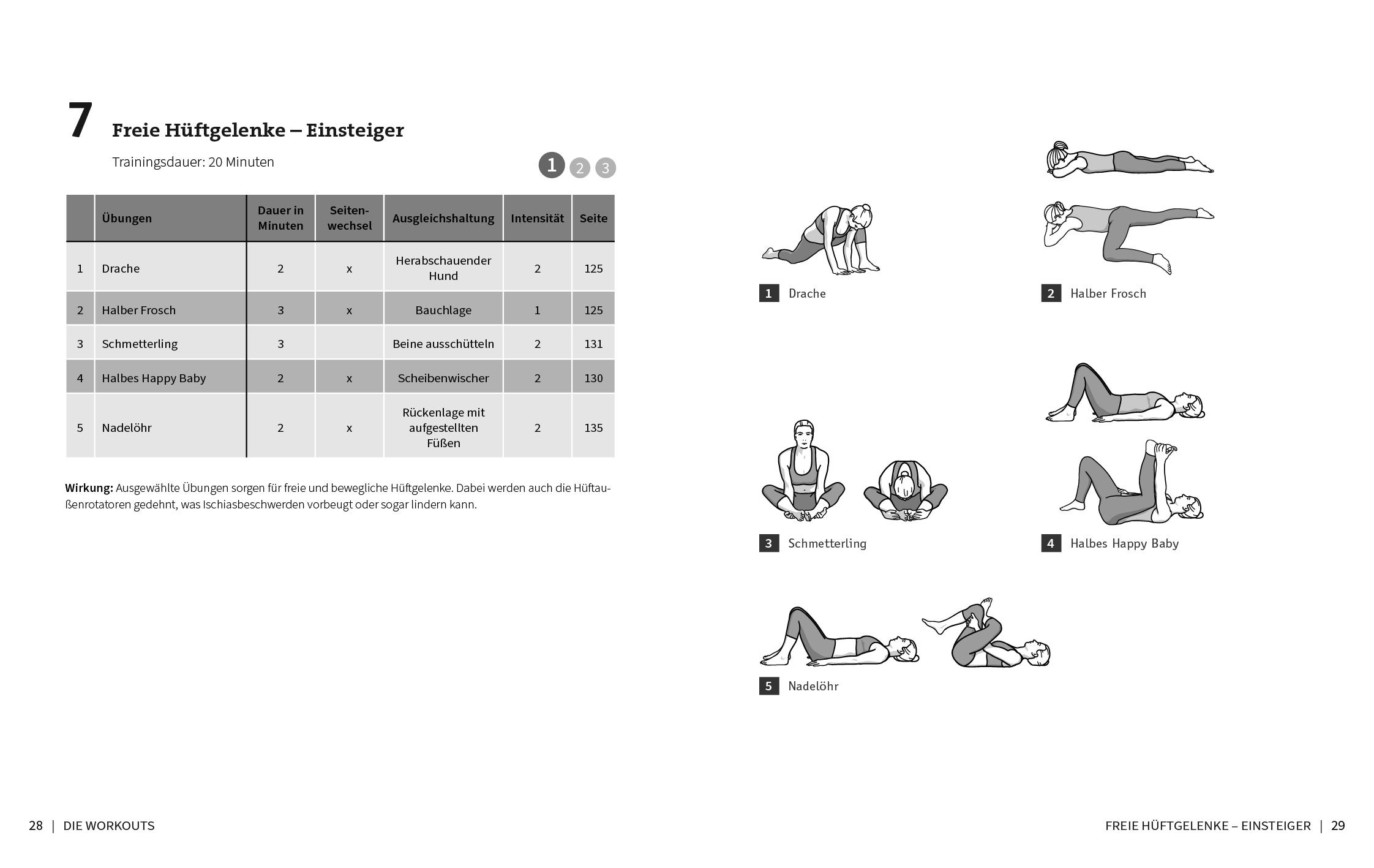 Beispielinhalt (Bild) 50 Workouts - Yin Yoga