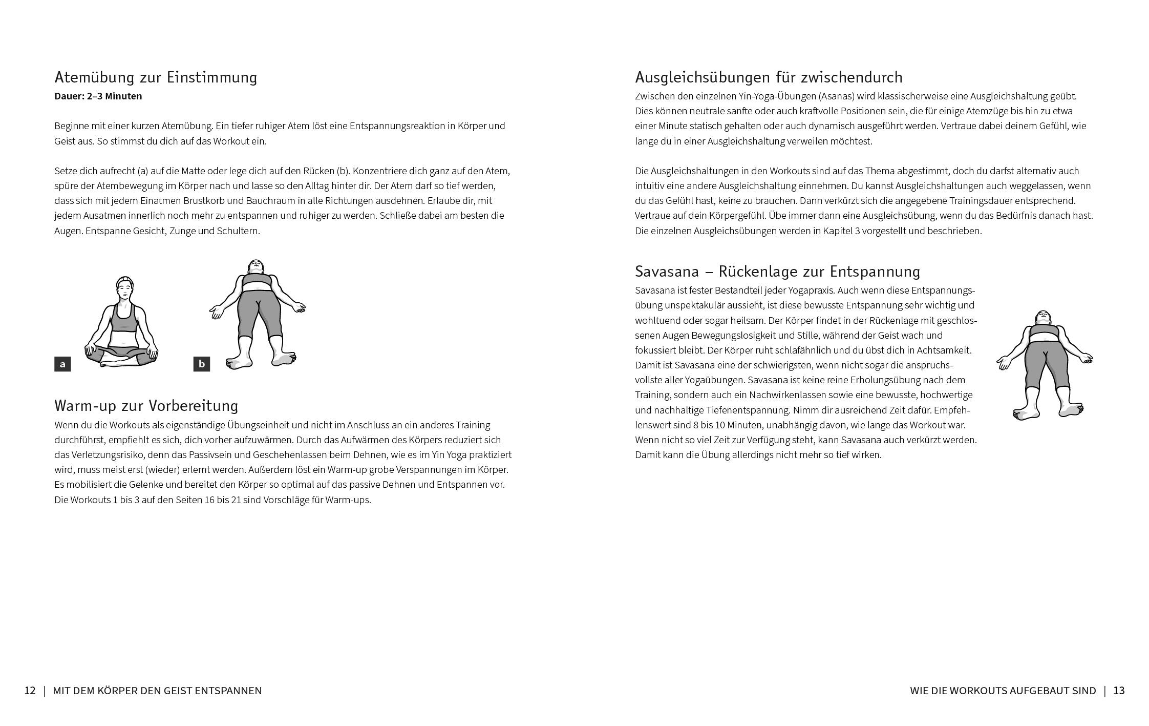 Beispielinhalt (Bild) 50 Workouts - Yin Yoga