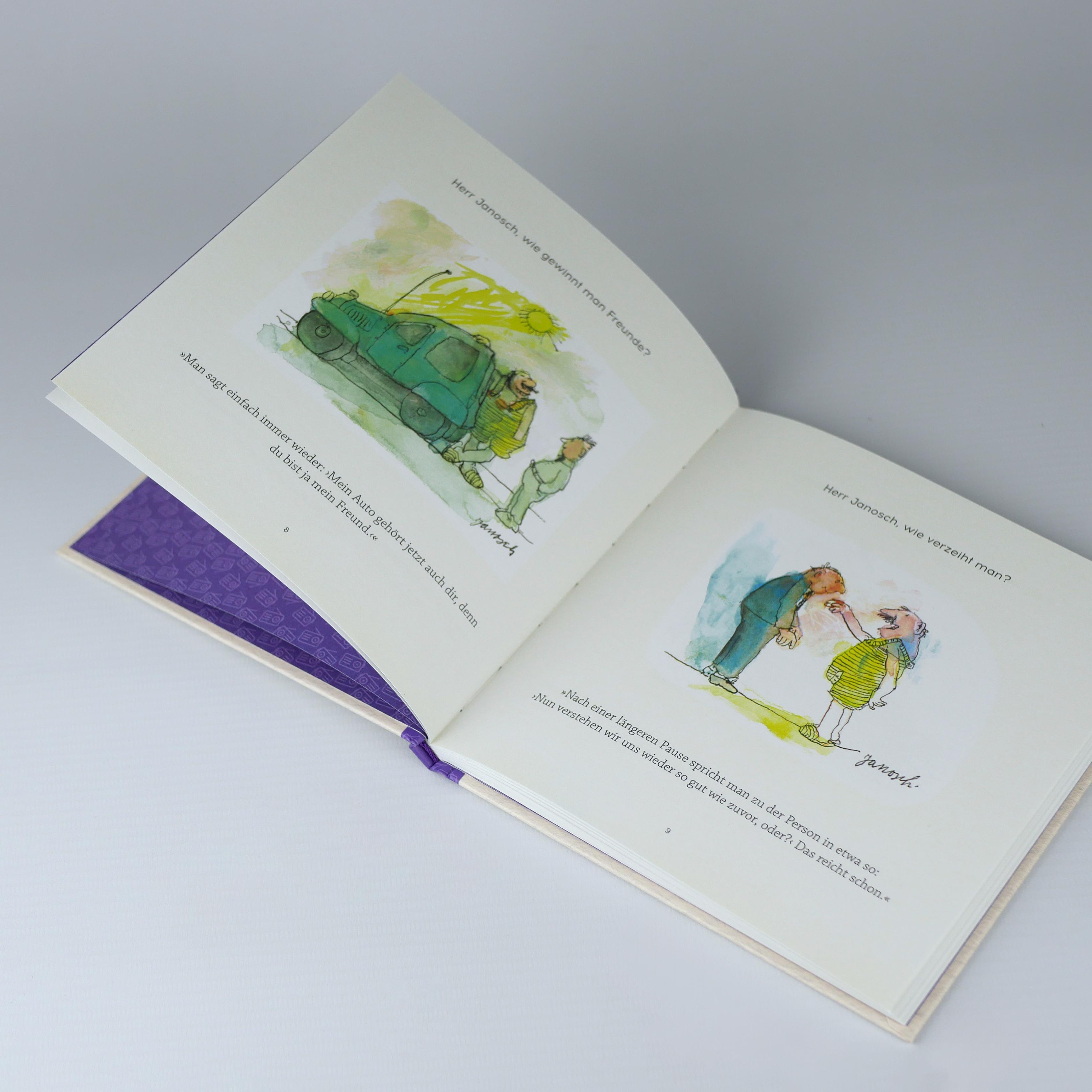 Beispielinhalt (Bild) Herr Janosch, worum geht es im Leben eigentlich?