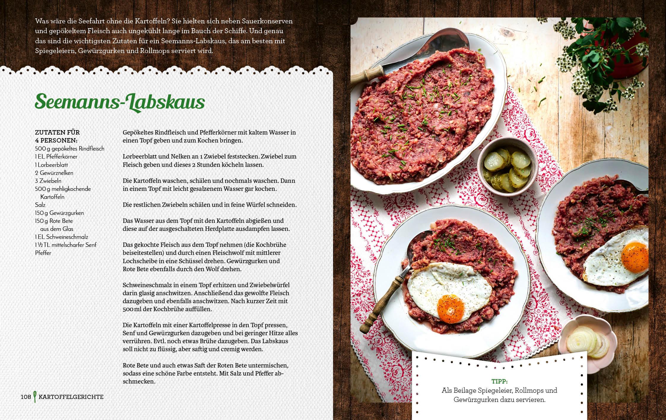 Beispielinhalt (Bild) Omas Kartoffelküche