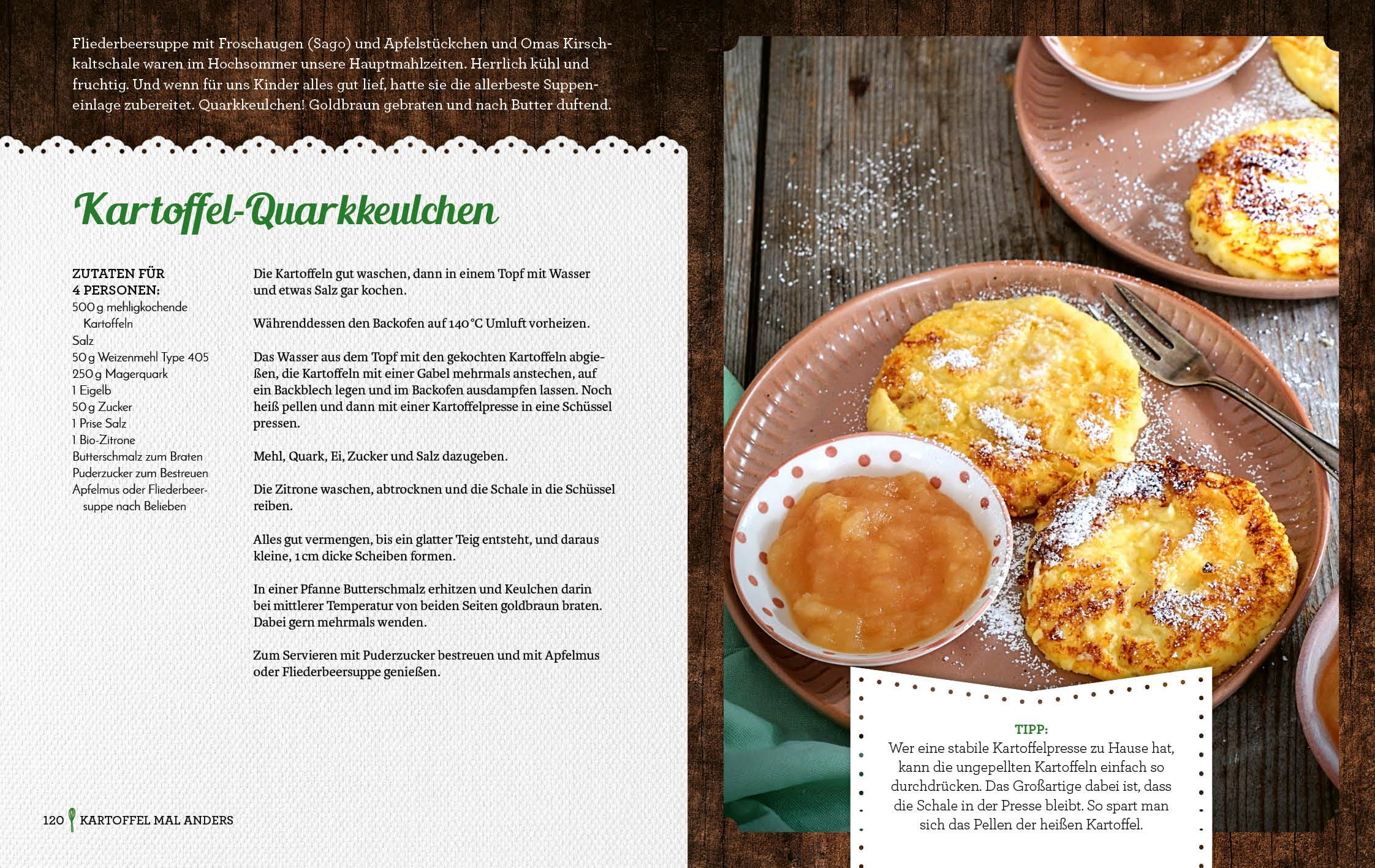 Beispielinhalt (Bild) Omas Kartoffelküche