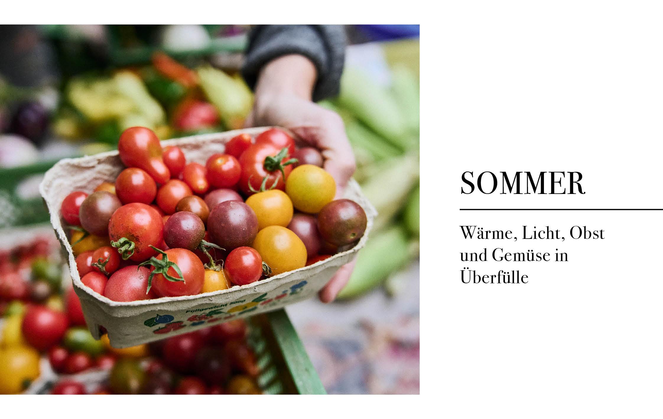 Beispielinhalt (Bild) Wochenmarkt. Vegetarisch
