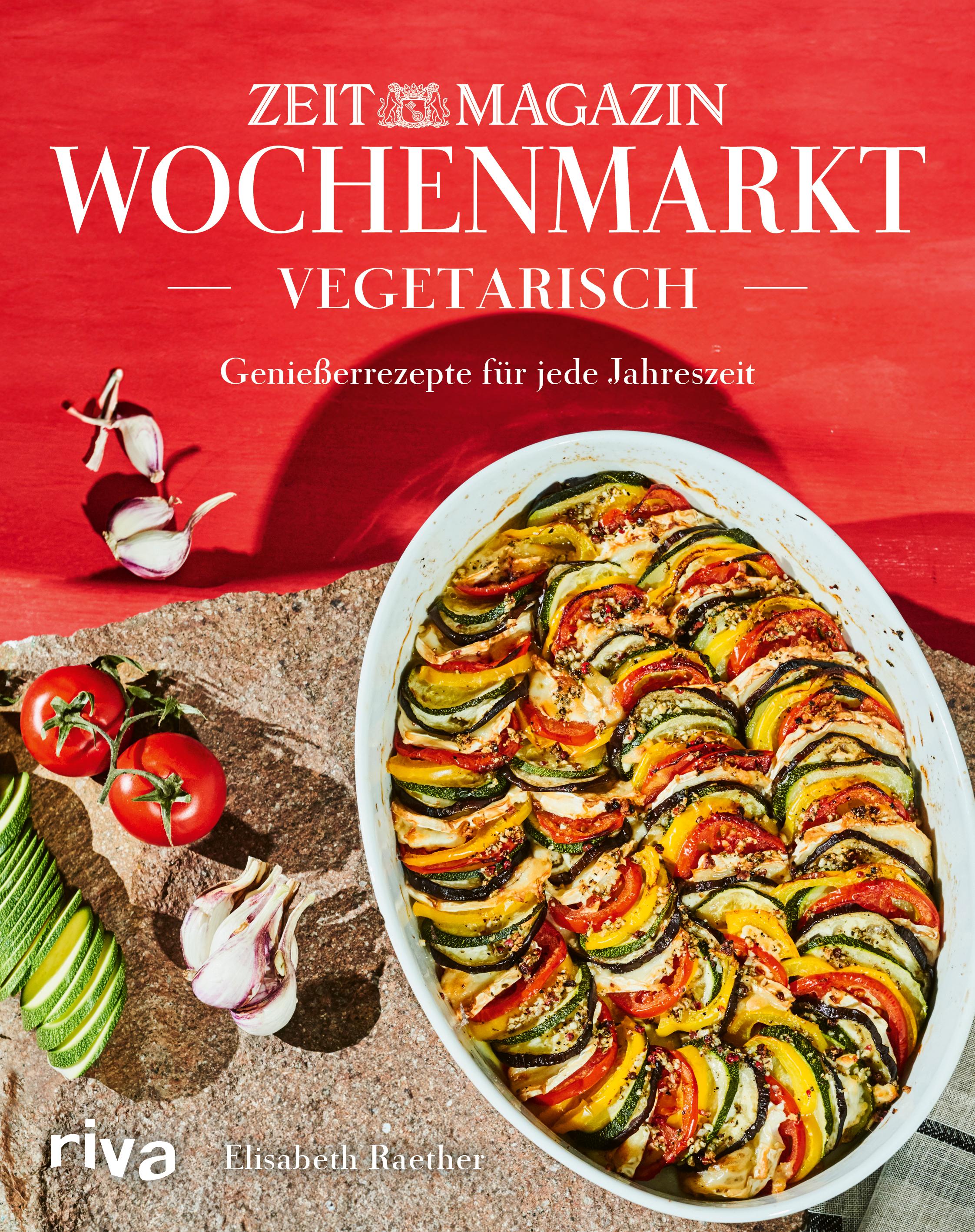 Vorderes Coverbild Wochenmarkt. Vegetarisch