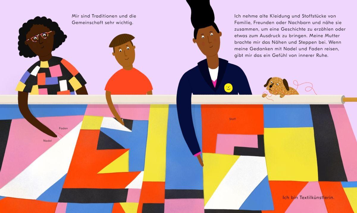 Beispielinhalt (Bild) Wie Kunst gemacht wird - Ein Kinderbuch über Künstler, Ateliers & Kreativität für kleine Entdecker ab 6 Jahren