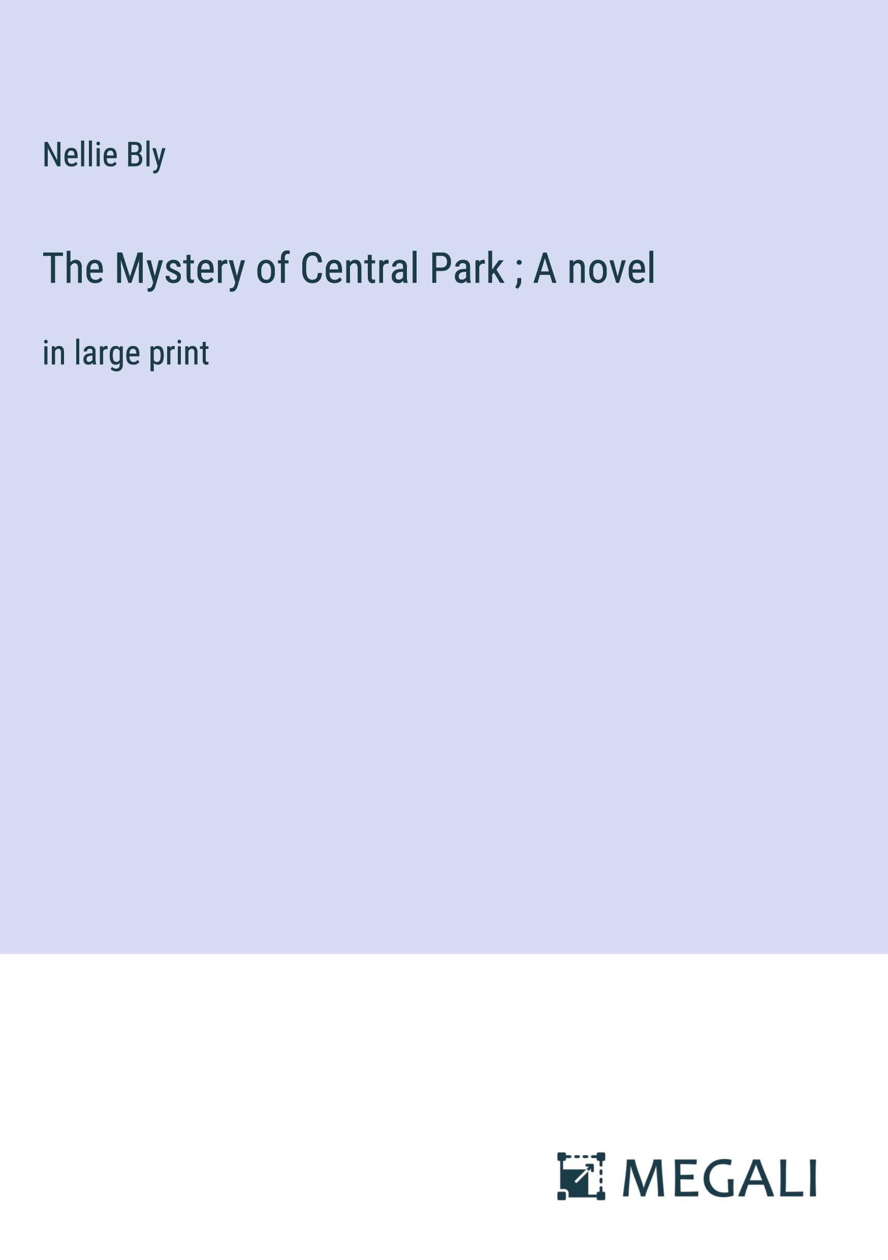 Vorderes Coverbild The Mystery of Central Park ; A novel