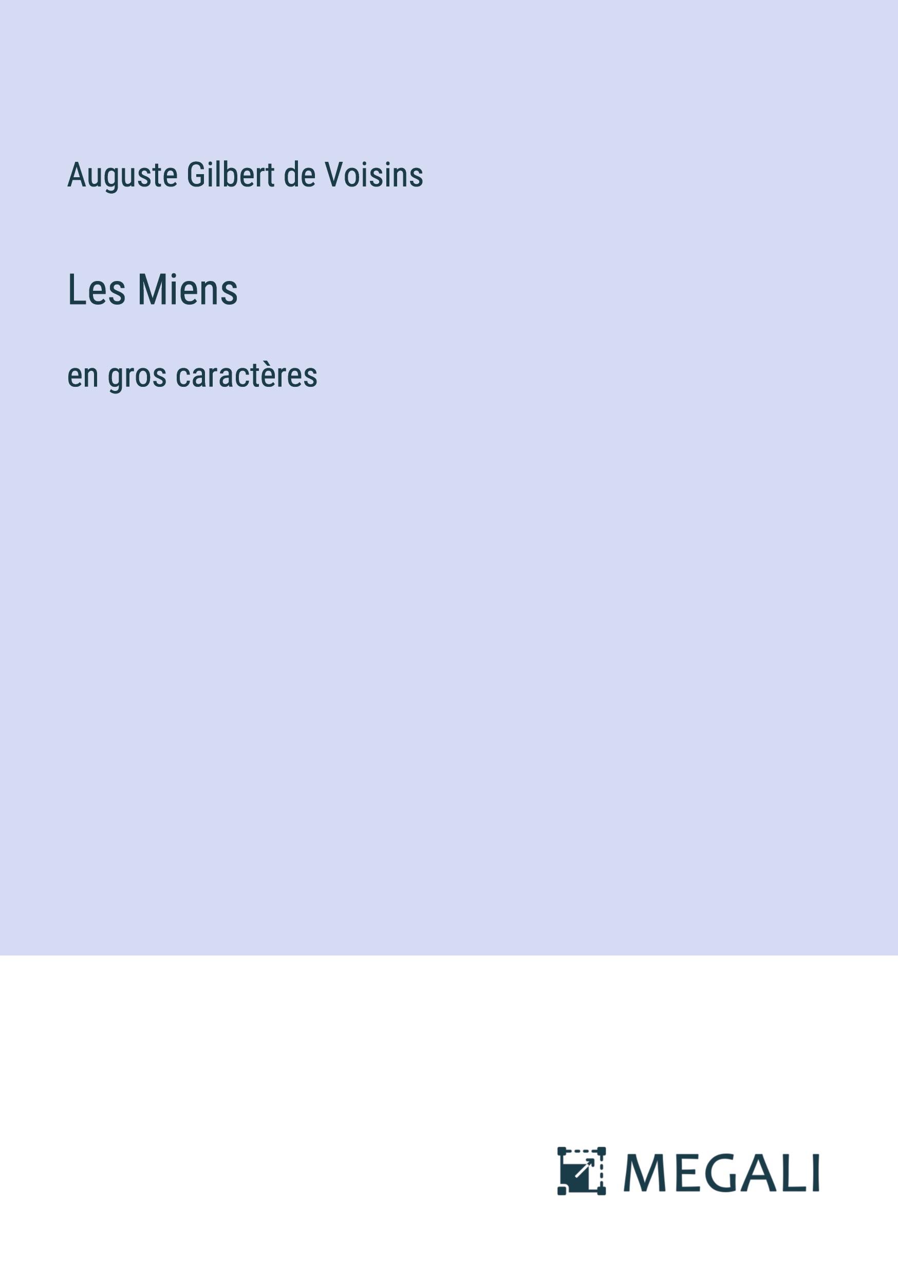 Vorderes Coverbild Les Miens