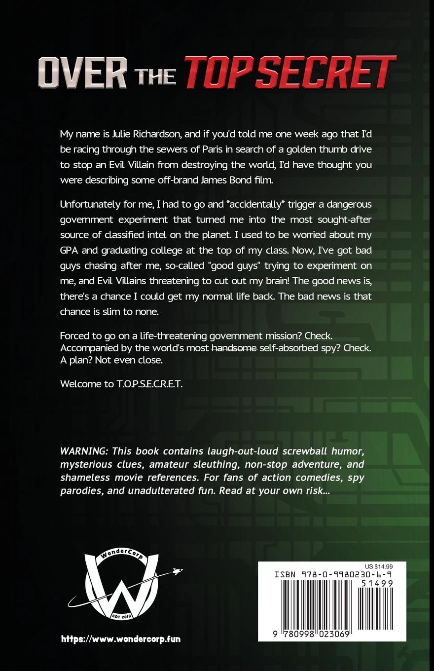 Rückseitencover Over the Top Secret