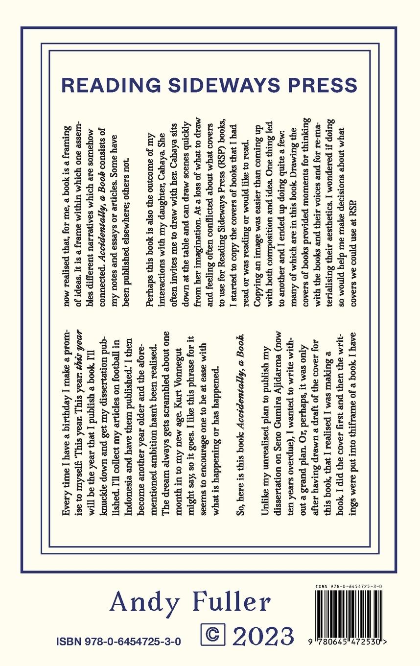 Rückseitencover Accidentally, a Book