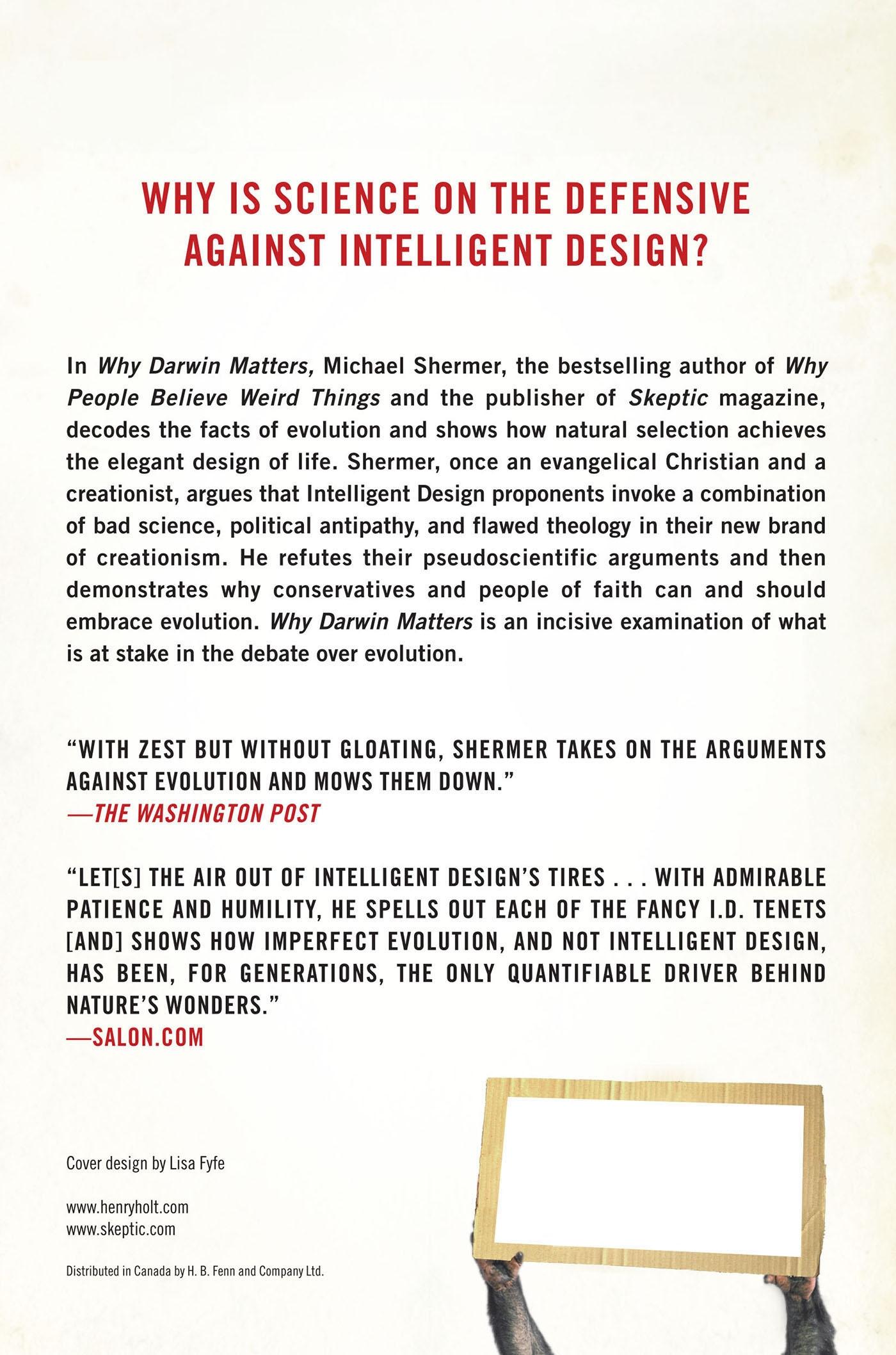 Rückseitencover Why Darwin Matters