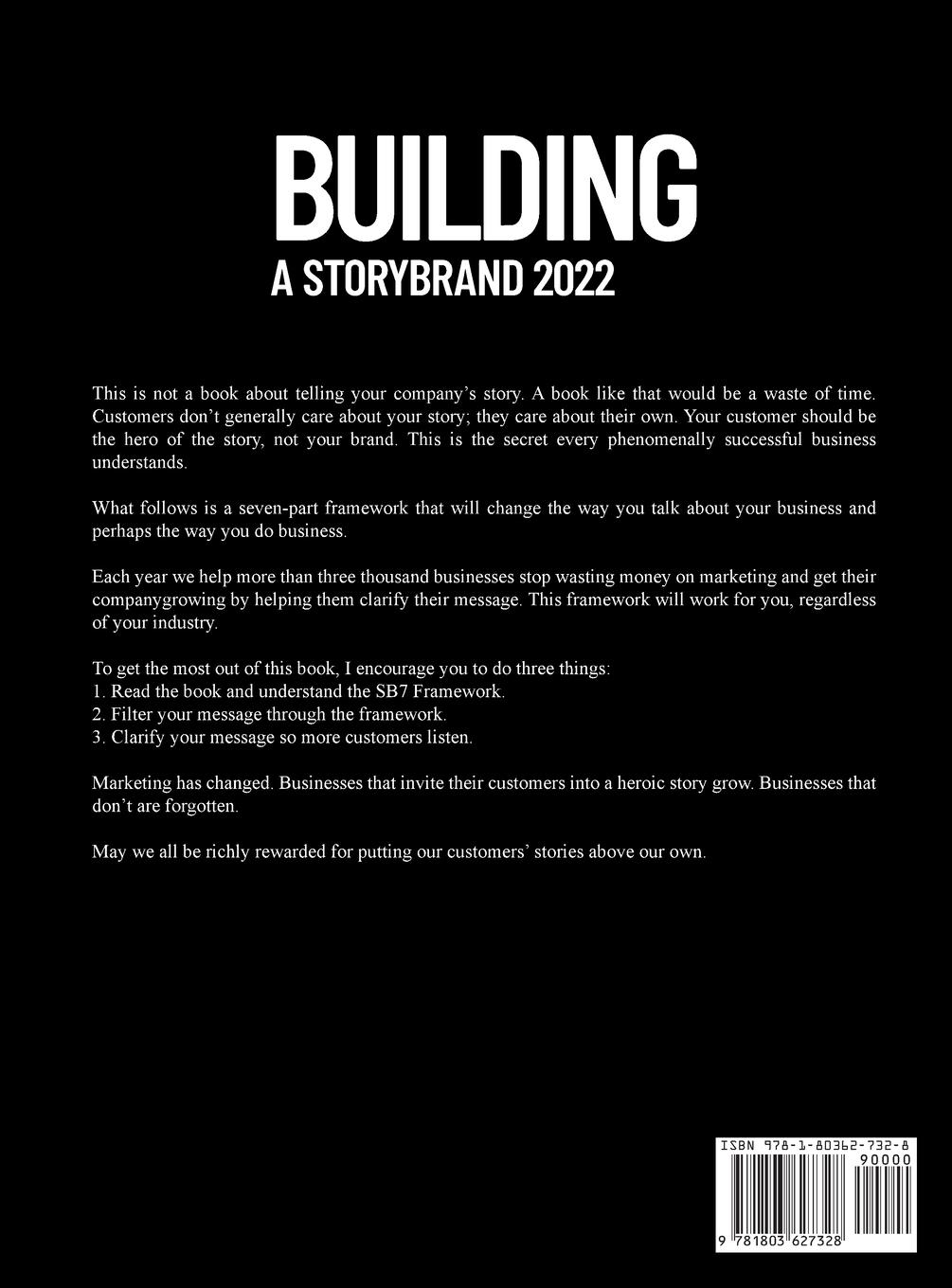 Rückseitencover BUILDING A STORYBRAND 2022