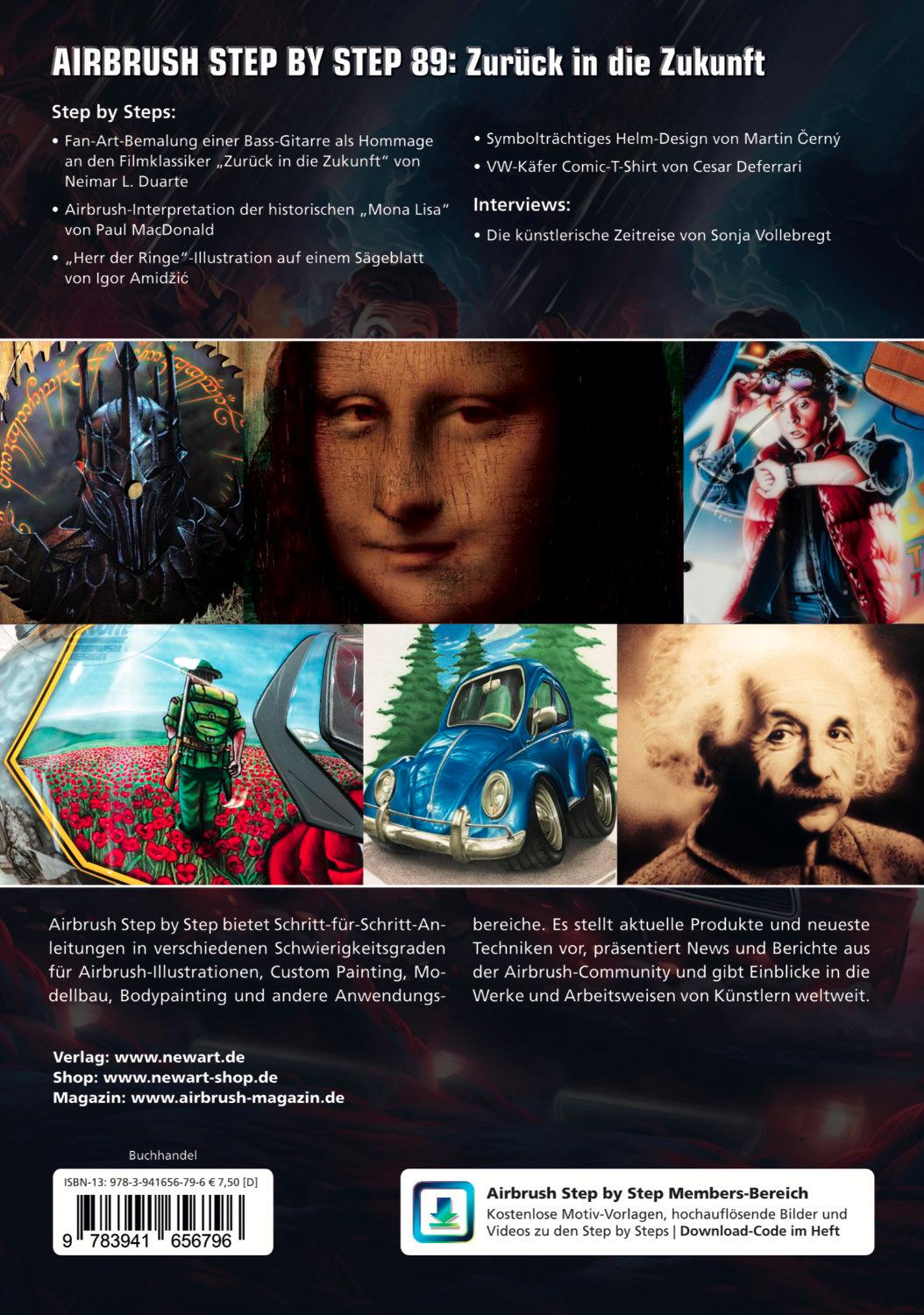 Rückseitencover Airbrush Step by Step 89