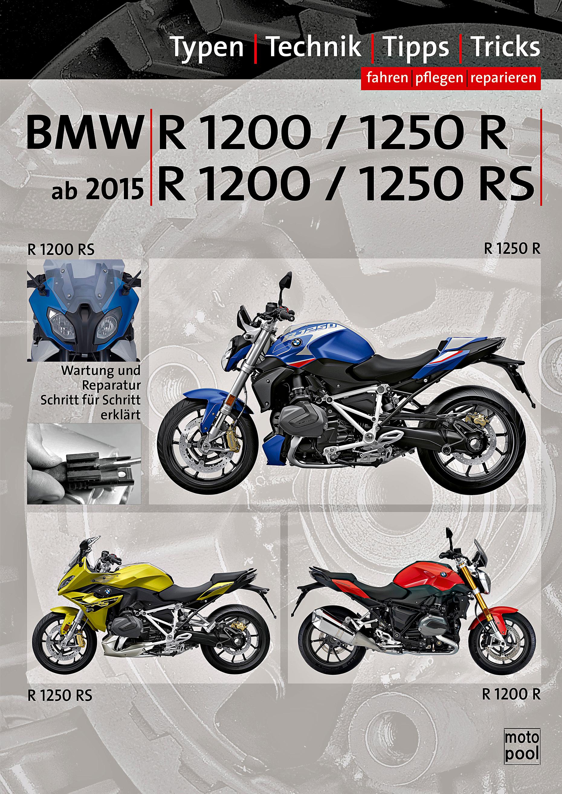 Vorderes Coverbild BMW R 1200 R, BMW R 1250 R, BMW R 1200 RS, BMW R 1250 RS Reparaturanleitung