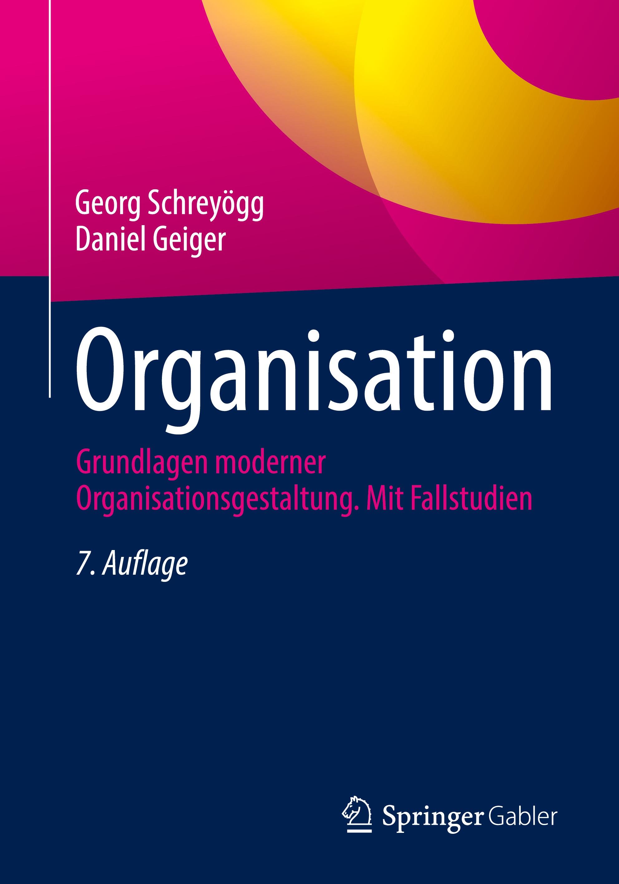 Vorderes Coverbild Organisation