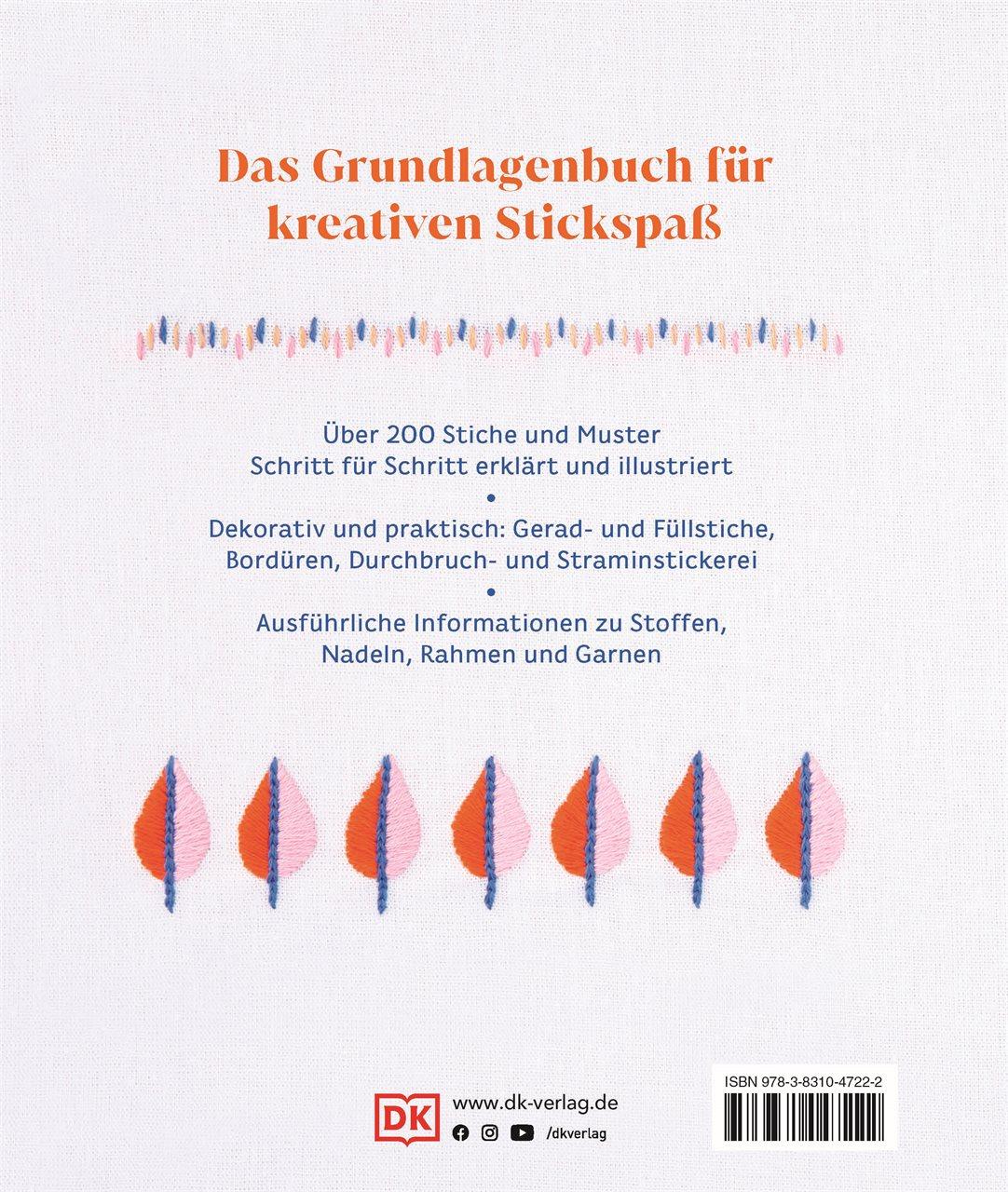 Rückseitencover Sticken