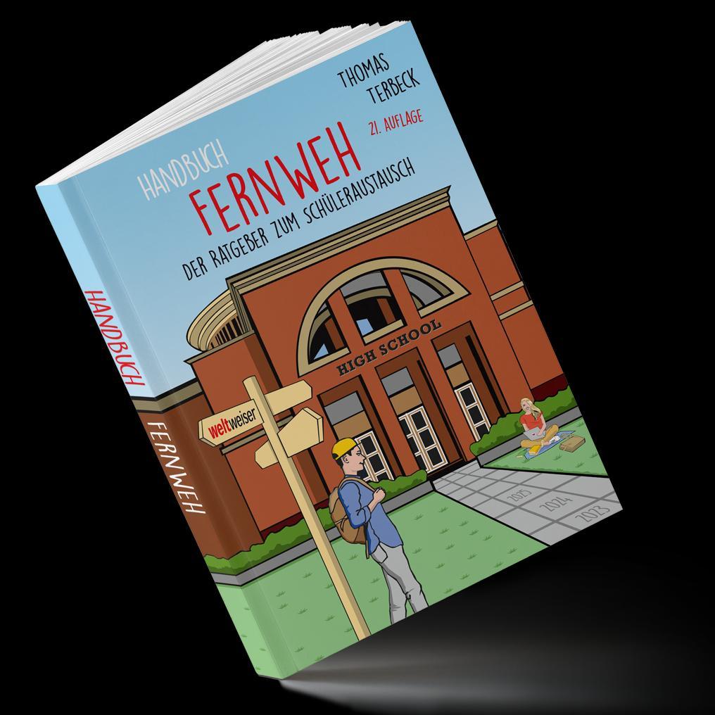 Vorderes Coverbild Handbuch Fernweh. Der Ratgeber zum Schüleraustausch
