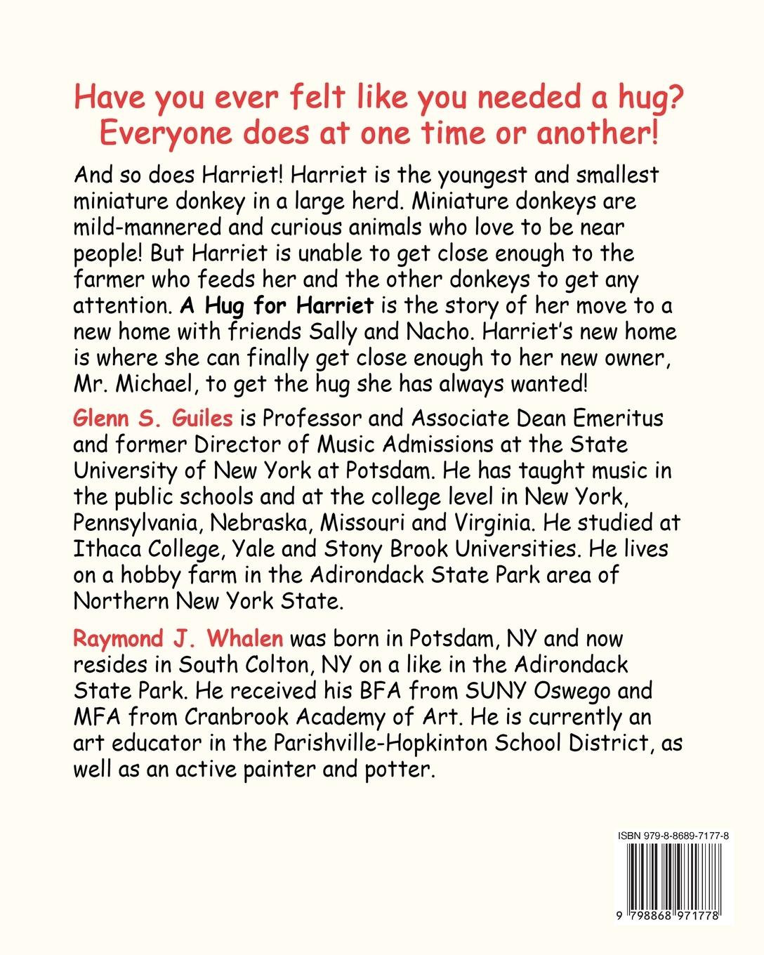 Rückseitencover A Hug For Harriet