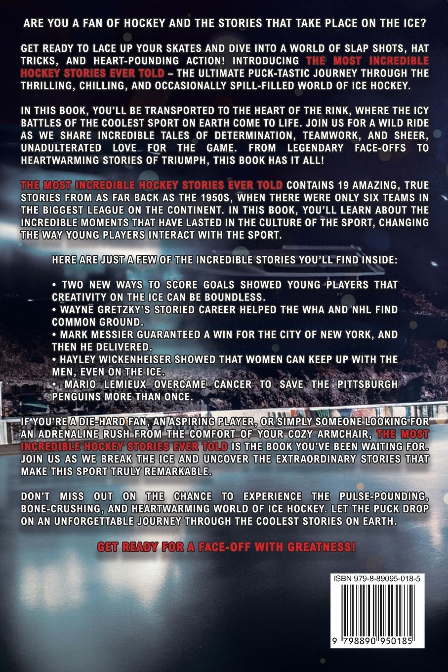 Rückseitencover The Most Incredible Hockey Stories Ever Told
