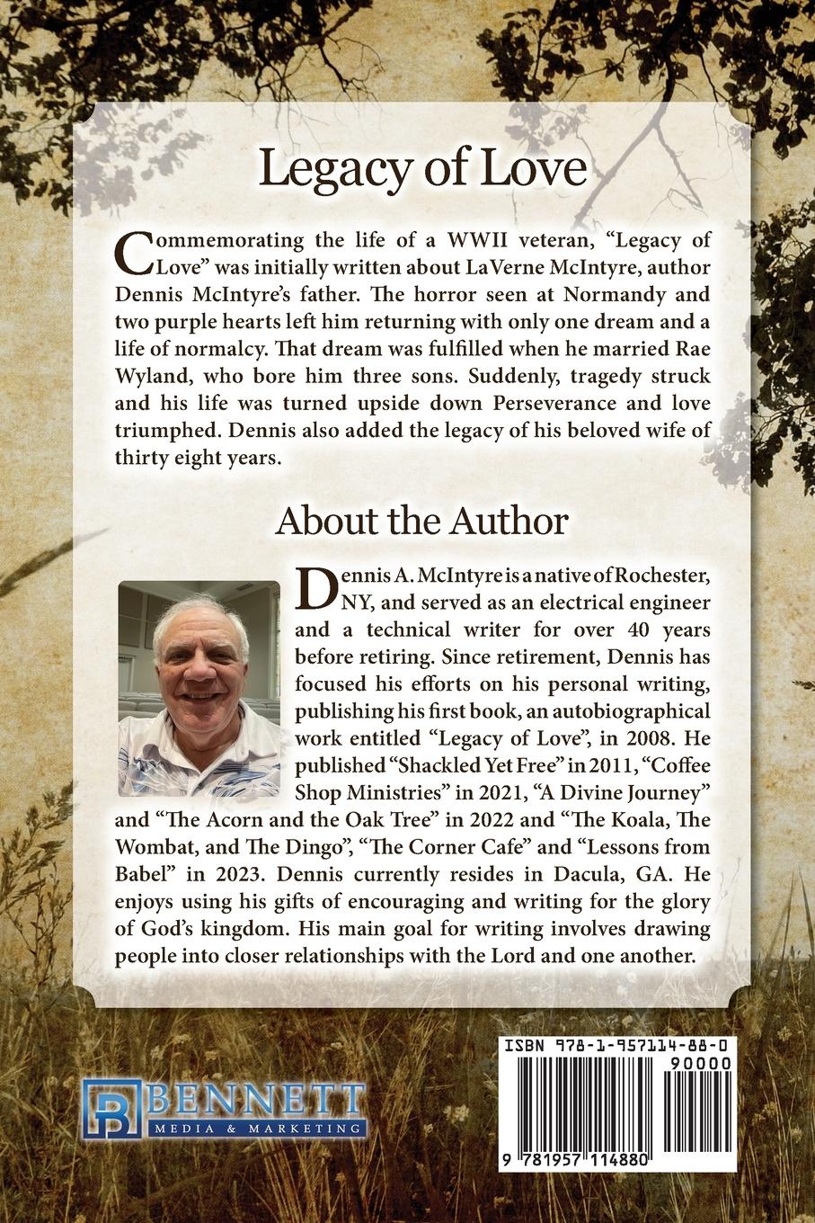 Rückseitencover Legacy Of Love