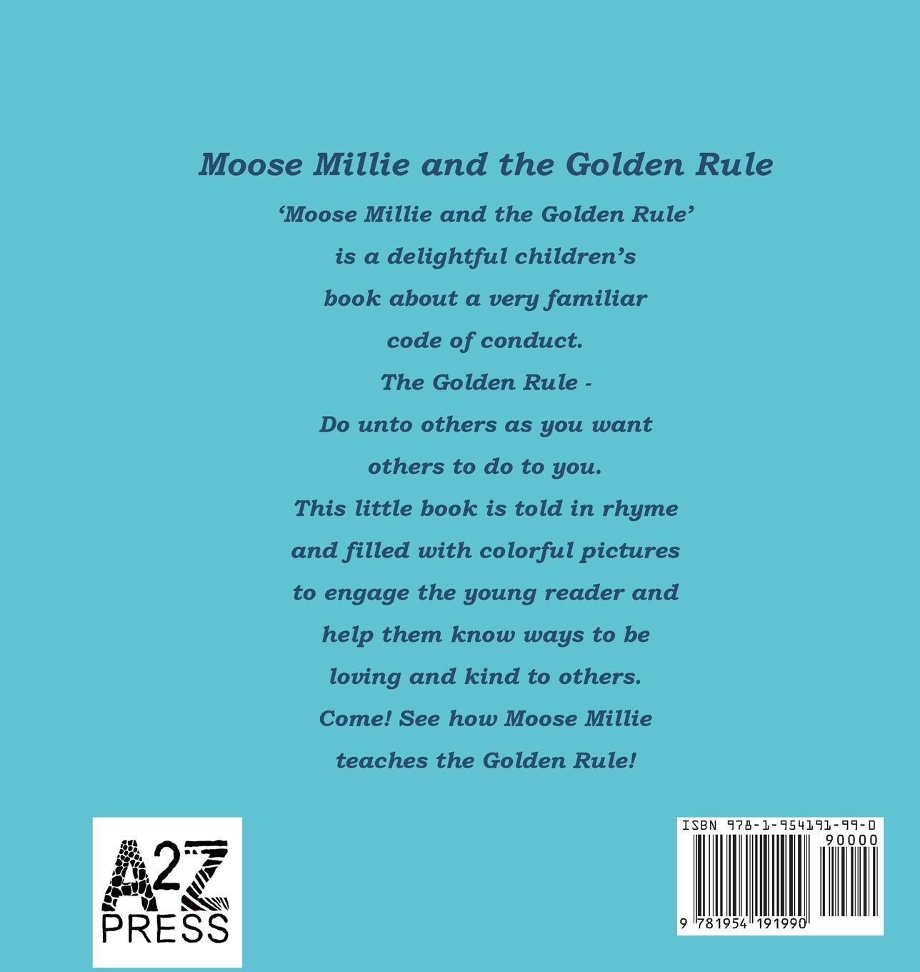 Rückseitencover Moose Millie and the Golden Rule