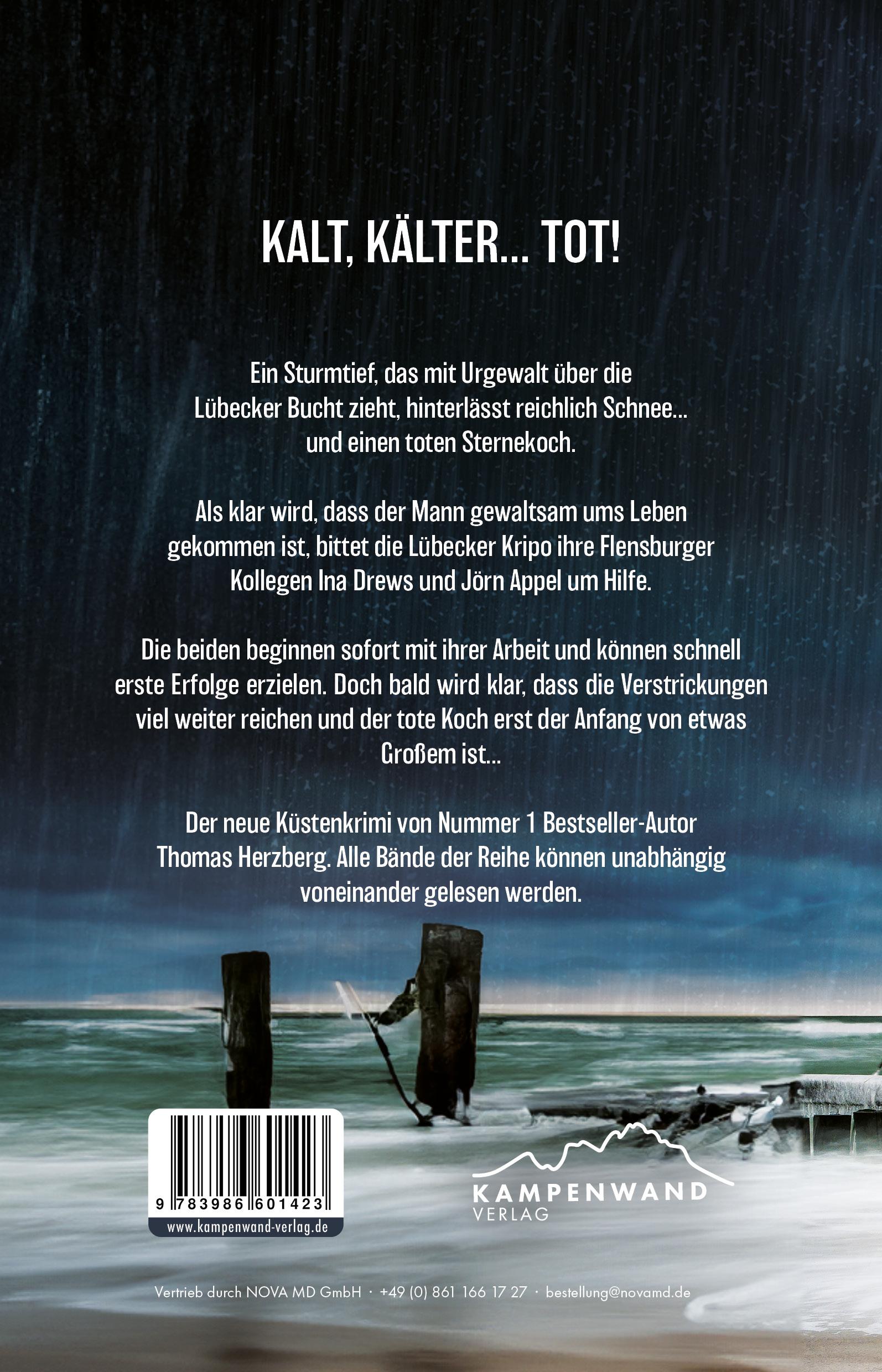 Rückseitencover Schneeweißes Grab (Zwischen Mord und Ostsee - Küstenkrimi 5)