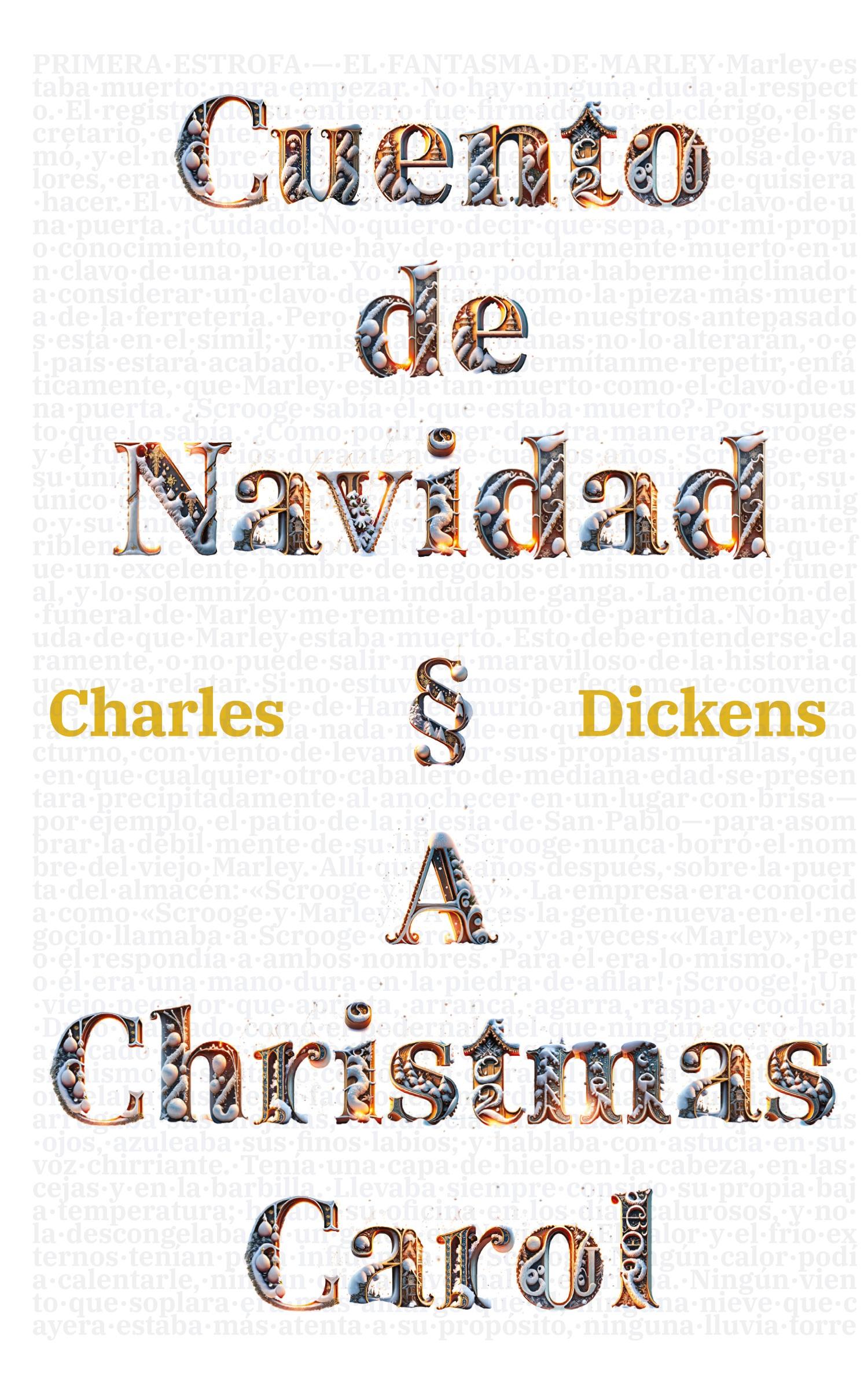 Vorderes Coverbild Cuento de Navidad - A Christmas Carol