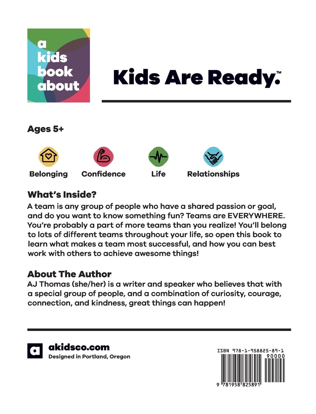 Rückseitencover A Kids Book About Teams