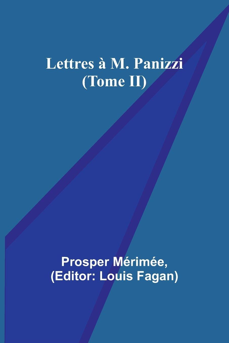 Vorderes Coverbild Lettres à M. Panizzi (Tome II)