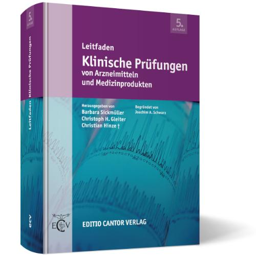 Vorderes Coverbild Leitfaden Klinische Prüfungen von Arzneimitteln und Medizinprodukten