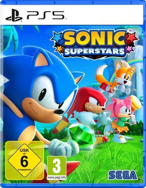Vorderes Coverbild Sonic Superstars (PlayStation PS5)