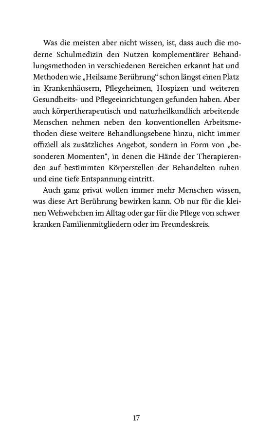 Beispielinhalt (Bild) Heilsame Berührung von Körper, Herz und Seele