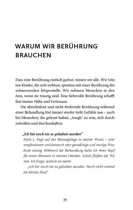 Beispielinhalt (Bild) Heilsame Berührung von Körper, Herz und Seele
