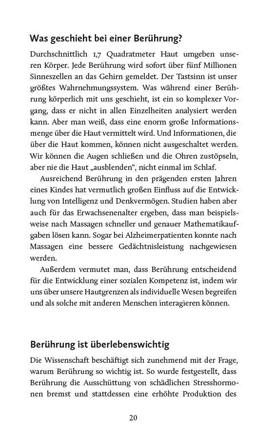 Beispielinhalt (Bild) Heilsame Berührung von Körper, Herz und Seele