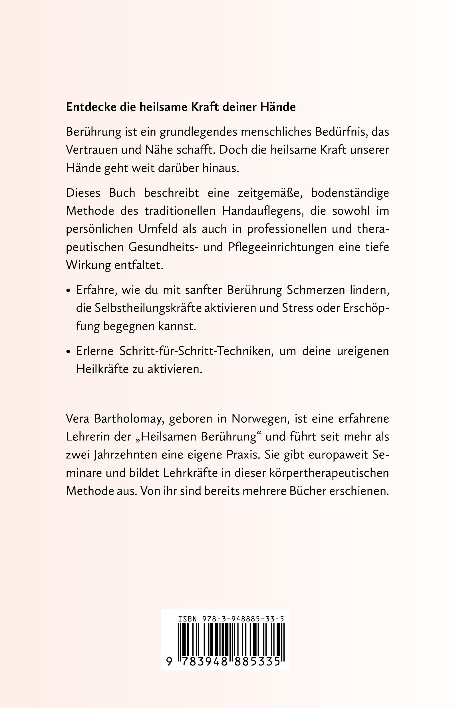 Rückseitencover Heilsame Berührung von Körper, Herz und Seele