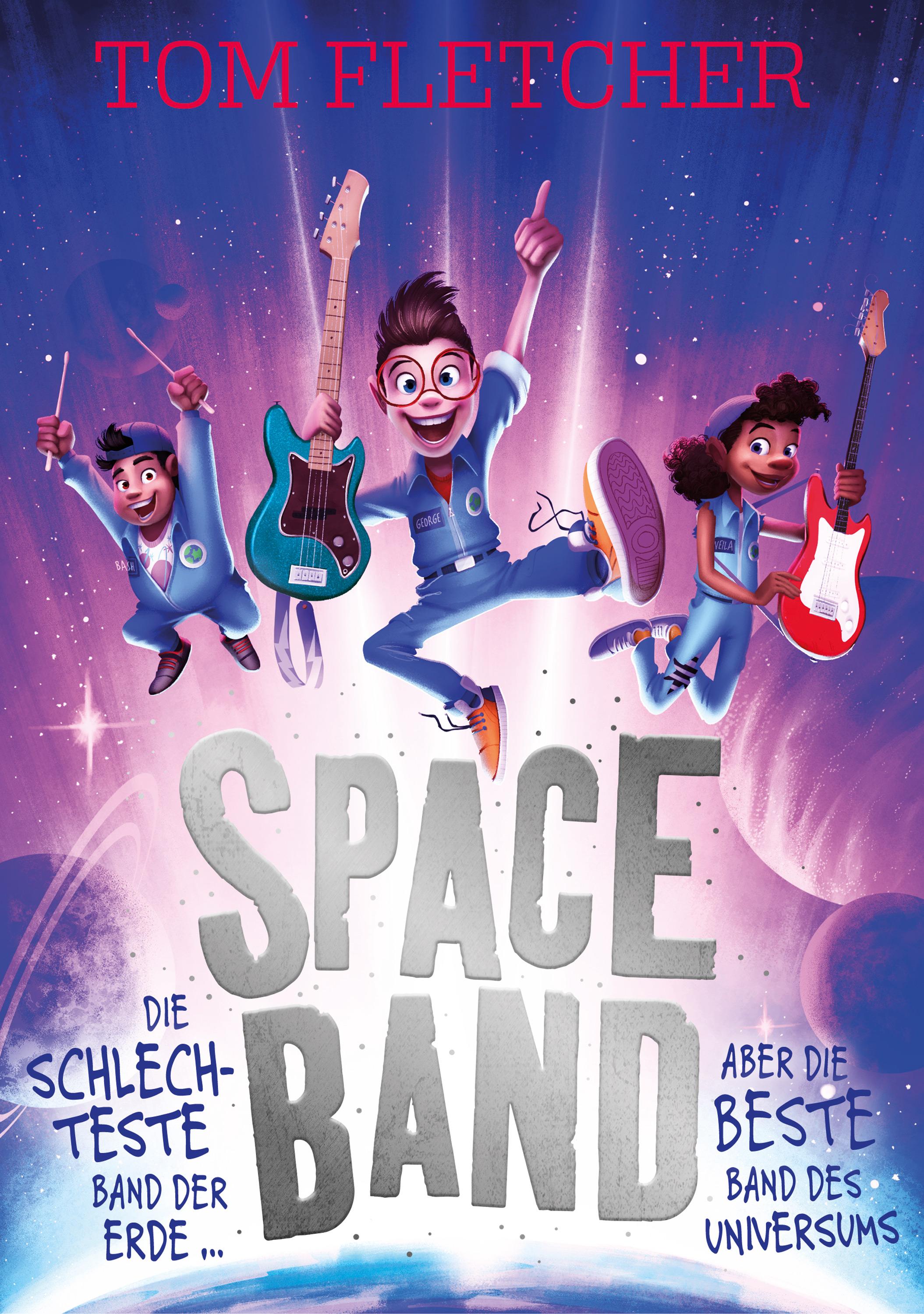 Vorderes Coverbild Space Band - Die schlechteste Band der Erde ... aber die beste Band des Universums