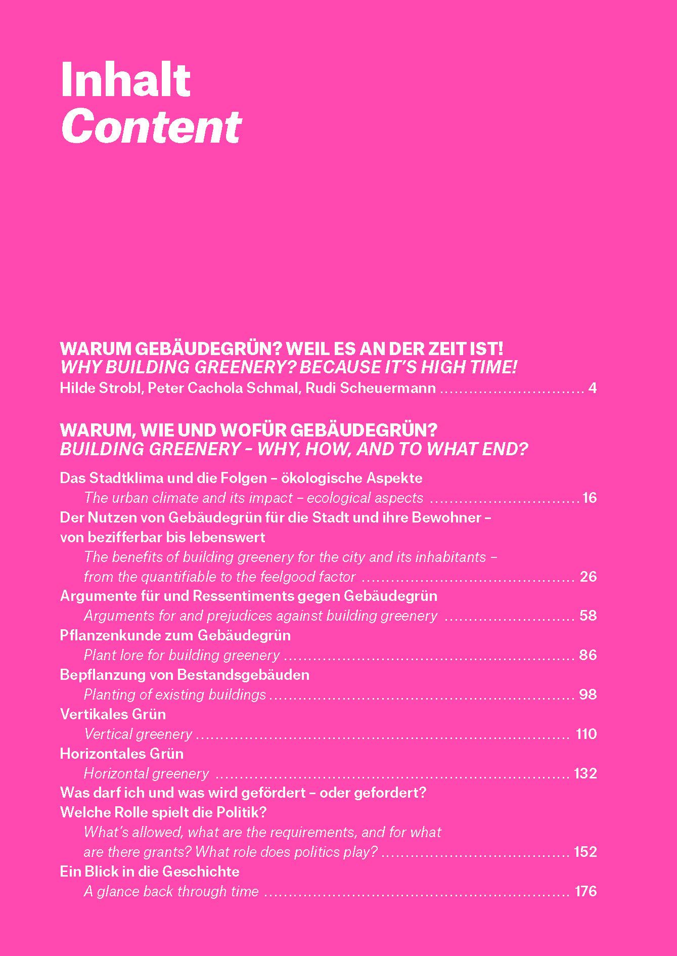 Beispielinhalt (Bild) Einfach Grün - Greening the City