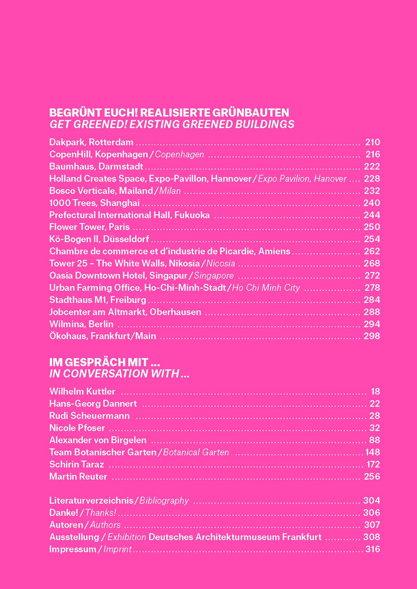 Beispielinhalt (Bild) Einfach Grün - Greening the City