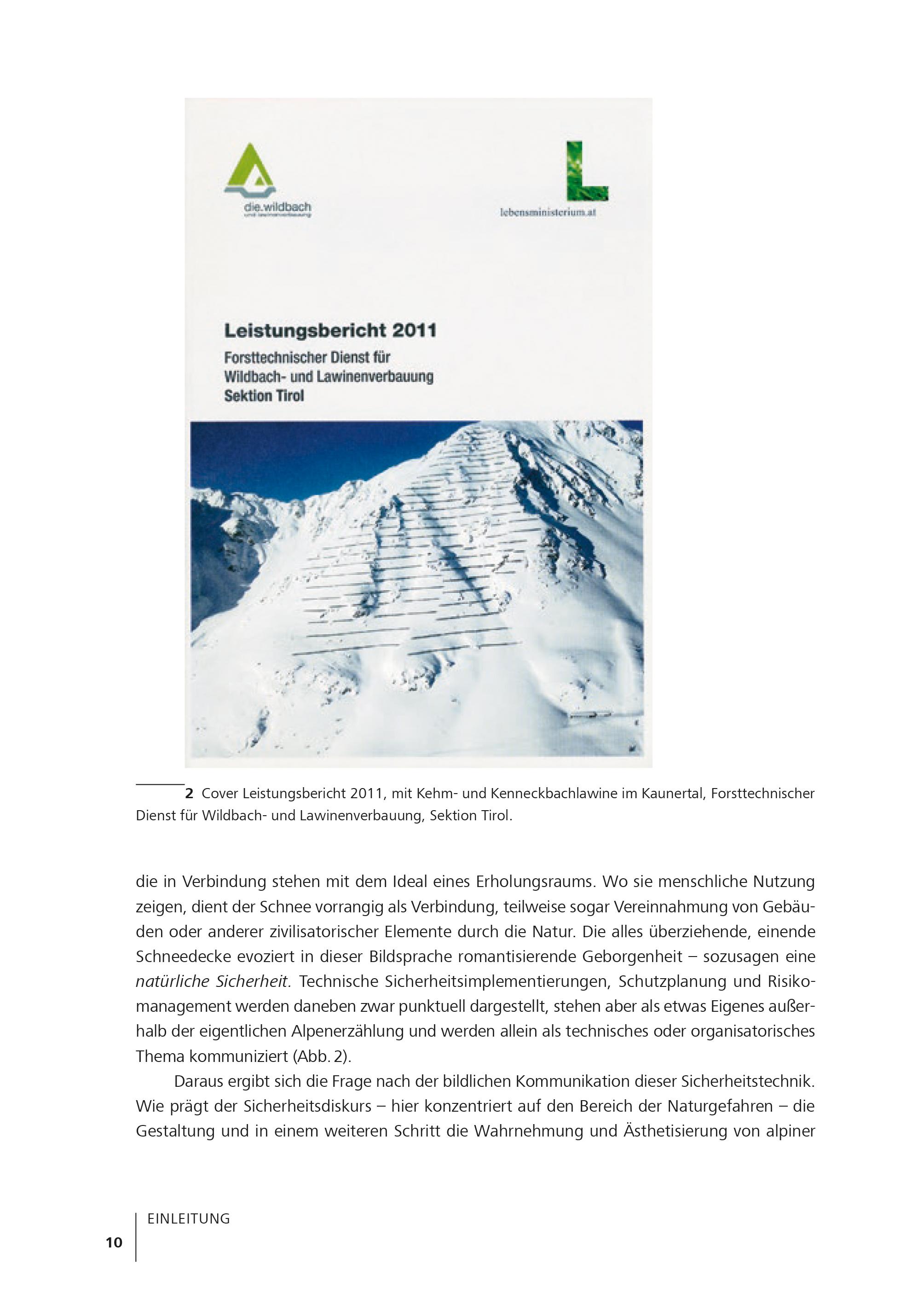 Beispielinhalt (Bild) Architektur alpiner Sicherheit